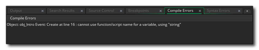 Compiler les erreurs