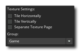 Options de page de texture