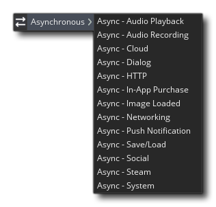 Evénements asynchrones de l'éditeur d'objets