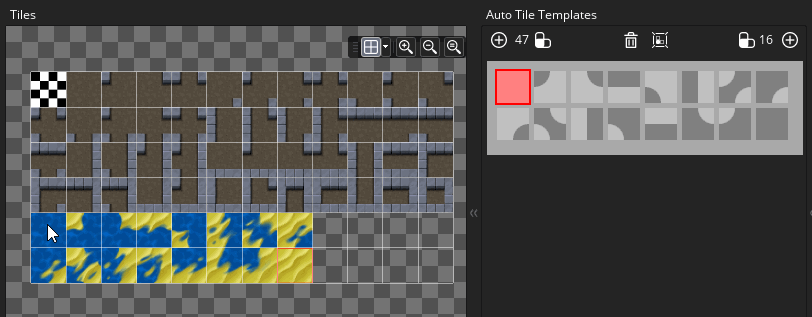 16 Modèle de carreaux