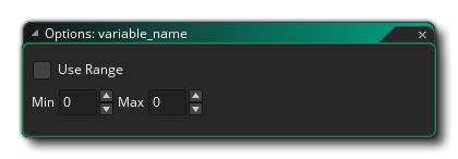 Options réelles de l'éditeur d'objets