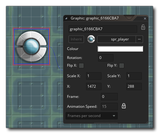 Propriétés de l'élément de pièce