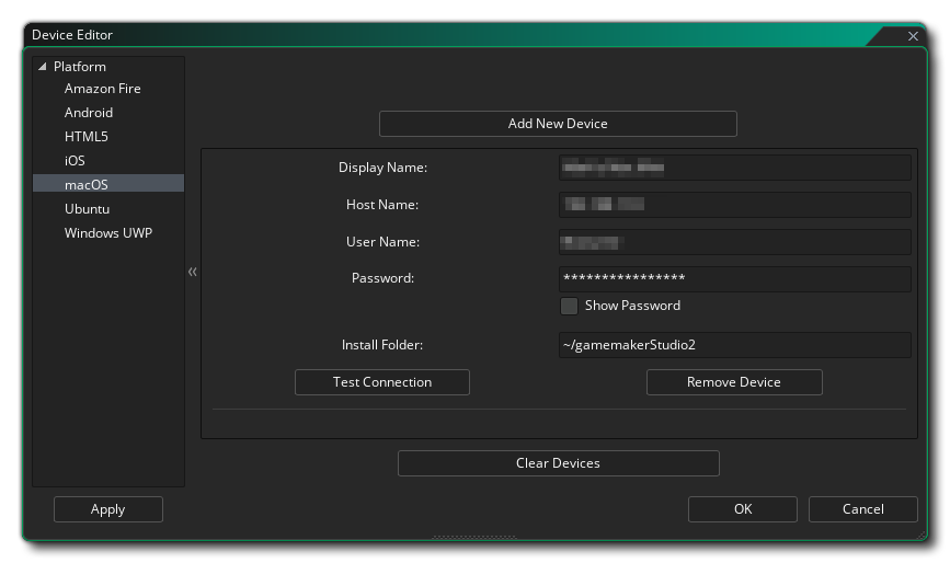 Gestionnaire de périphériques Mac