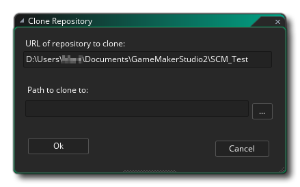 Source Référentiel de clone de contrôle