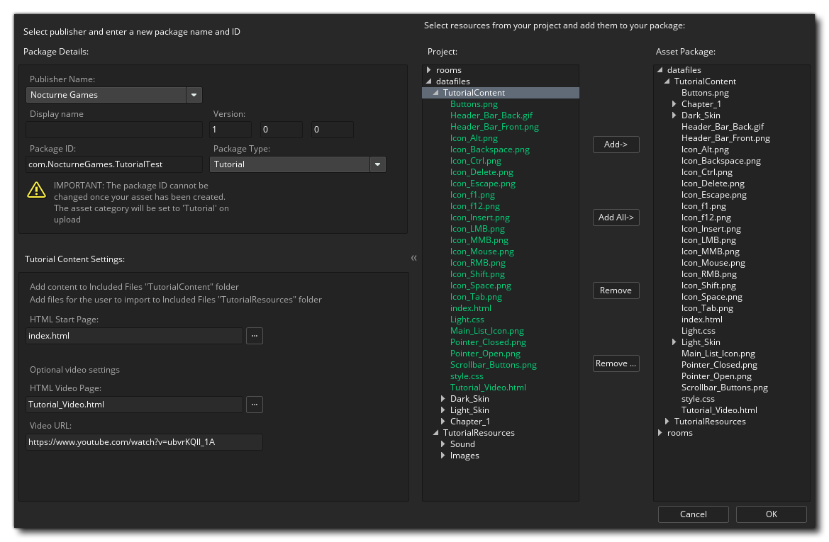 Pack de didacticiels Marketplace