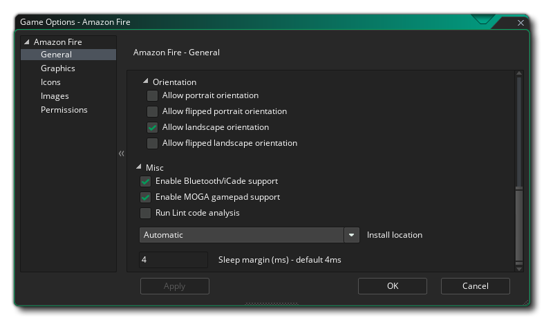 Options générales Amazon Fire Partie 2