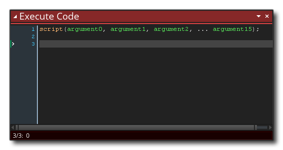 Exécuter un script d'action à l'aide du code