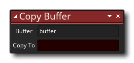 Copier la syntaxe du tampon