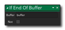 Si la syntaxe End Of Buffer