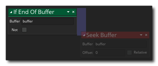Si Fin de Buffer Drop