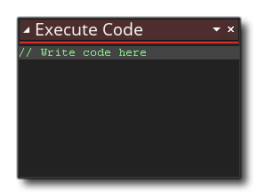 Execute Code Syntaxe