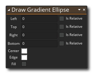 Dessiner une syntaxe d'ellipse de dégradé