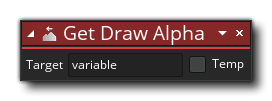 Obtenir la syntaxe Alpha Draw