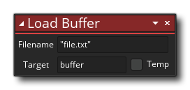 Charger la syntaxe du tampon