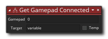 Syntaxe de la Gamepad