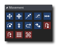 Actions de mouvement