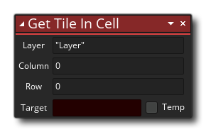 Obtenir la syntaxe Tile In Cell